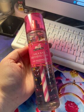 Bath & Body Works Milk Bar Birthday Cake Fine Fragrance Mist - Hot Pink